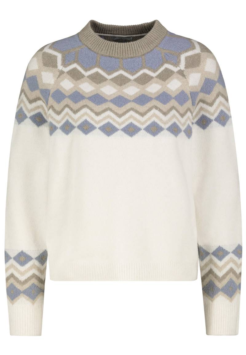 Authentic Style - RE9CIFN0cmlja3B1bGxvdmVy offwhite-slate grey-light sand-rainy blu - Gr. - L von Authentic Style