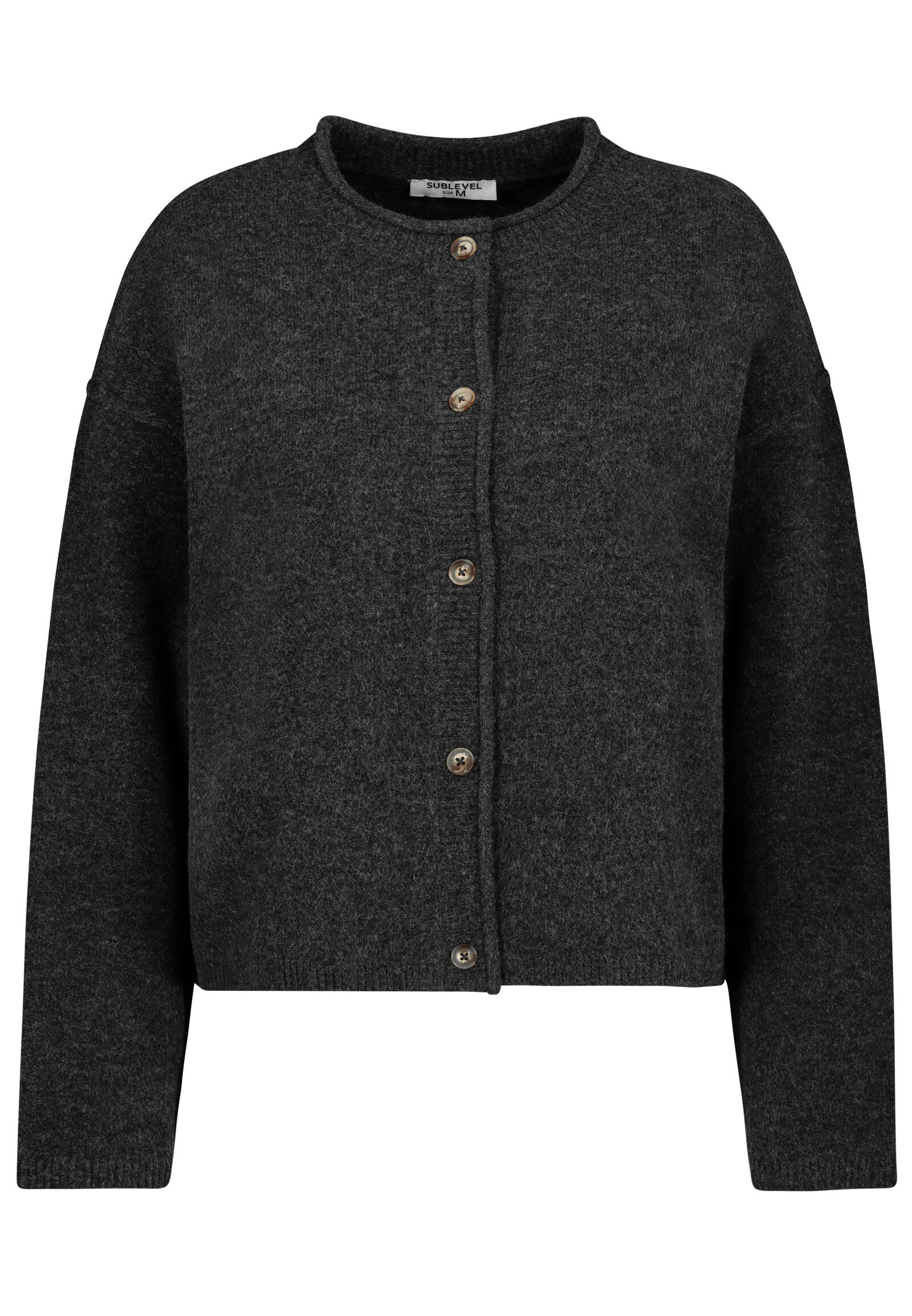 Authentic Style - RE9CIFN0cmljaw== anthracite grey melange - Gr. - L von Authentic Style