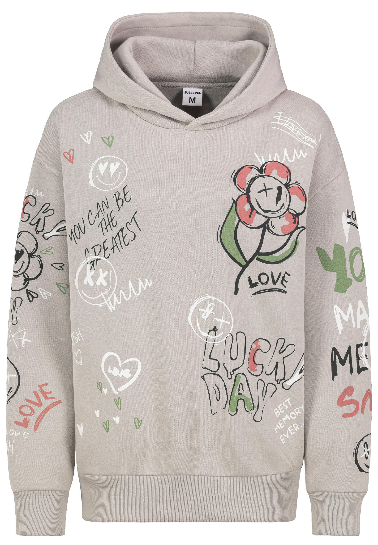 Authentic Style - RE9CIFN3ZWF0c2hpcnQgSG9vZHk= ash beige - Gr. - M von Authentic Style