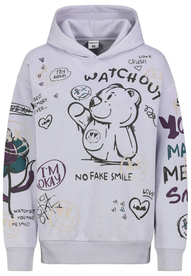 Authentic Style - RE9CIFN3ZWF0c2hpcnQgSG9vZHk= greyish lavender - Gr. - M von Authentic Style