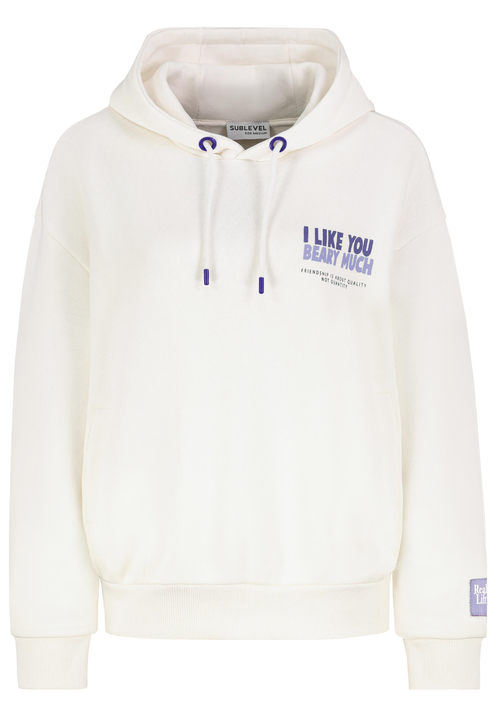 Authentic Style - RE9CIFN3ZWF0c2hpcnQgSG9vZHk= offwhite - Gr. - M von Authentic Style