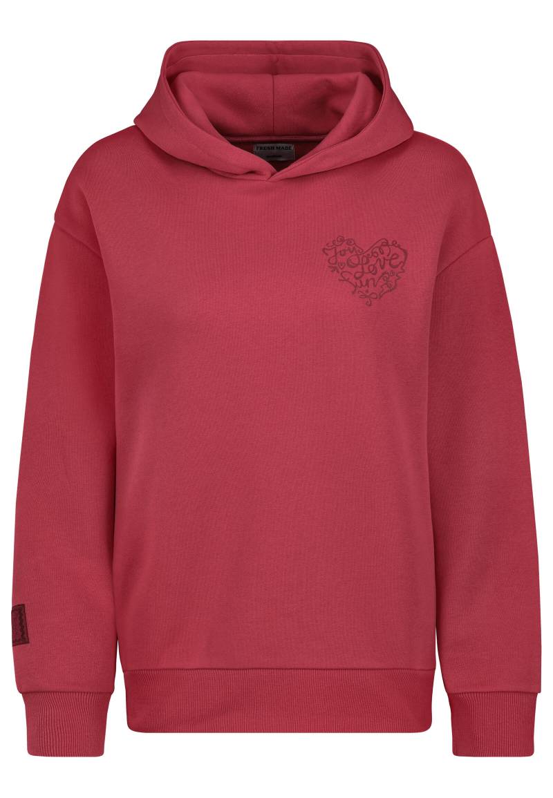 Authentic Style - RE9CIFN3ZWF0c2hpcnQgSG9vZHk= raspberry wine red - Gr. - M von Authentic Style