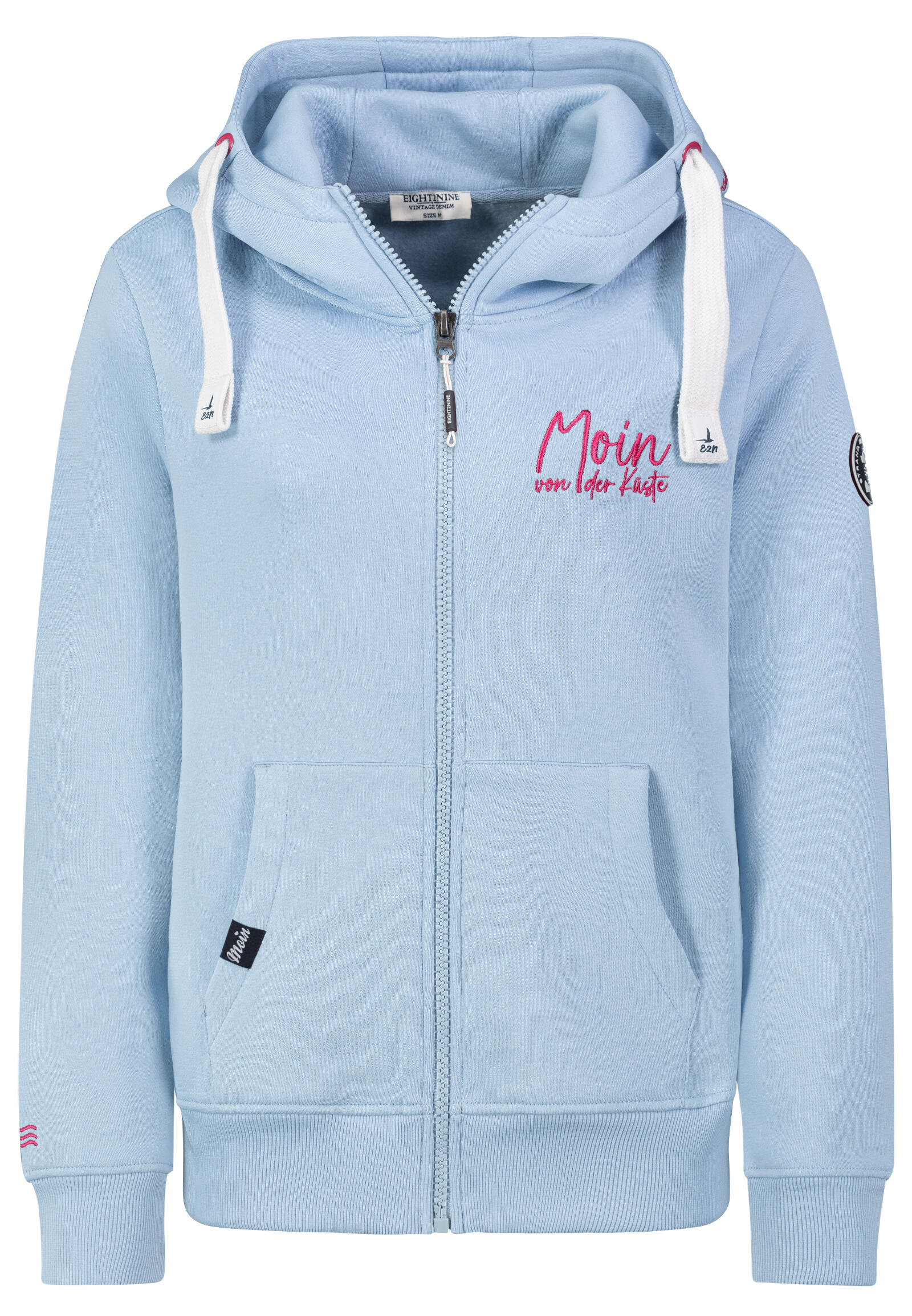 Authentic Style - RE9CIFN3ZWF0c2hpcnQgSmFja2U= chambray blue - Gr. - M von Authentic Style