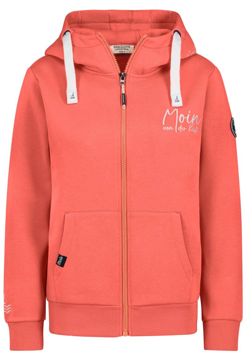 Authentic Style - RE9CIFN3ZWF0c2hpcnQgSmFja2U= real coral - Gr. - S von Authentic Style