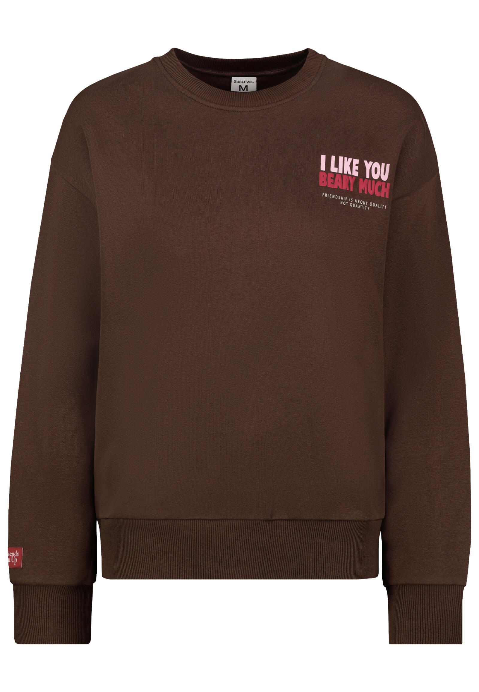 Authentic Style - RE9CIFN3ZWF0c2hpcnQgUnVuZGhhbHM= hazel brown - Gr. - M von Authentic Style