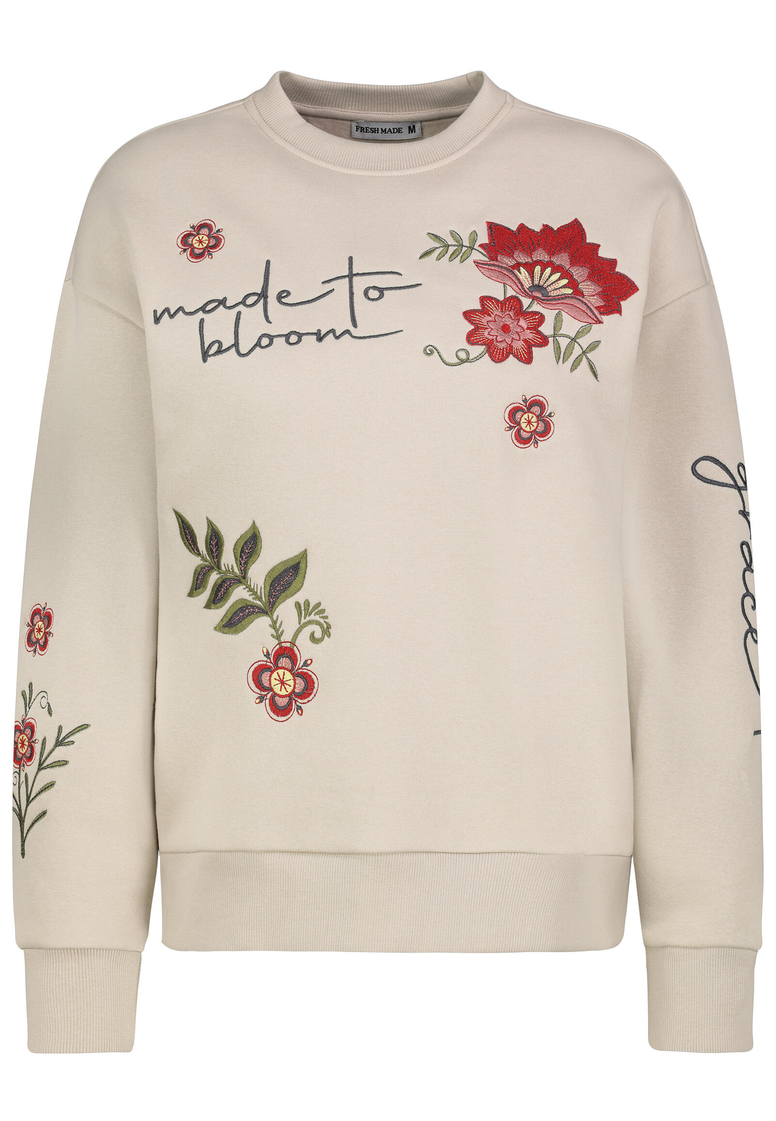 Authentic Style - RE9CIFN3ZWF0c2hpcnQgUnVuZGhhbHM= nude beige - Gr. - XS von Authentic Style