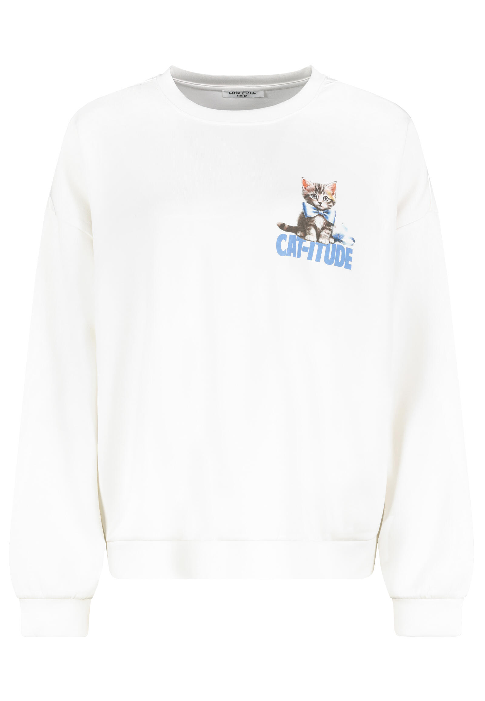 Authentic Style - RE9CIFN3ZWF0c2hpcnQgUnVuZGhhbHM= offwhite - Gr. - XL von Authentic Style