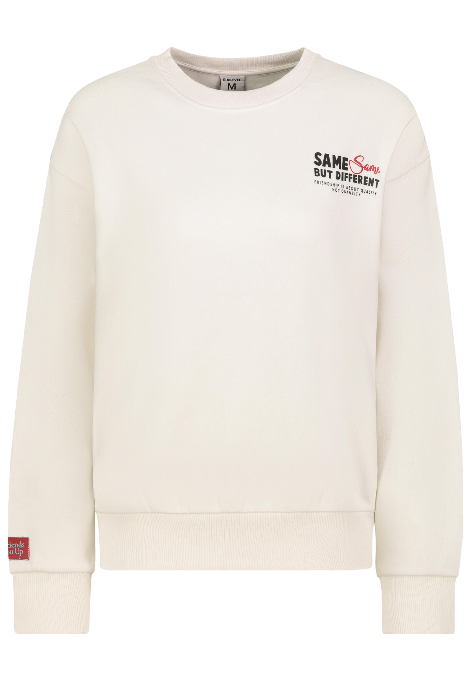 Authentic Style - RE9CIFN3ZWF0c2hpcnQgUnVuZGhhbHM= offwhite - Gr. - XS von Authentic Style