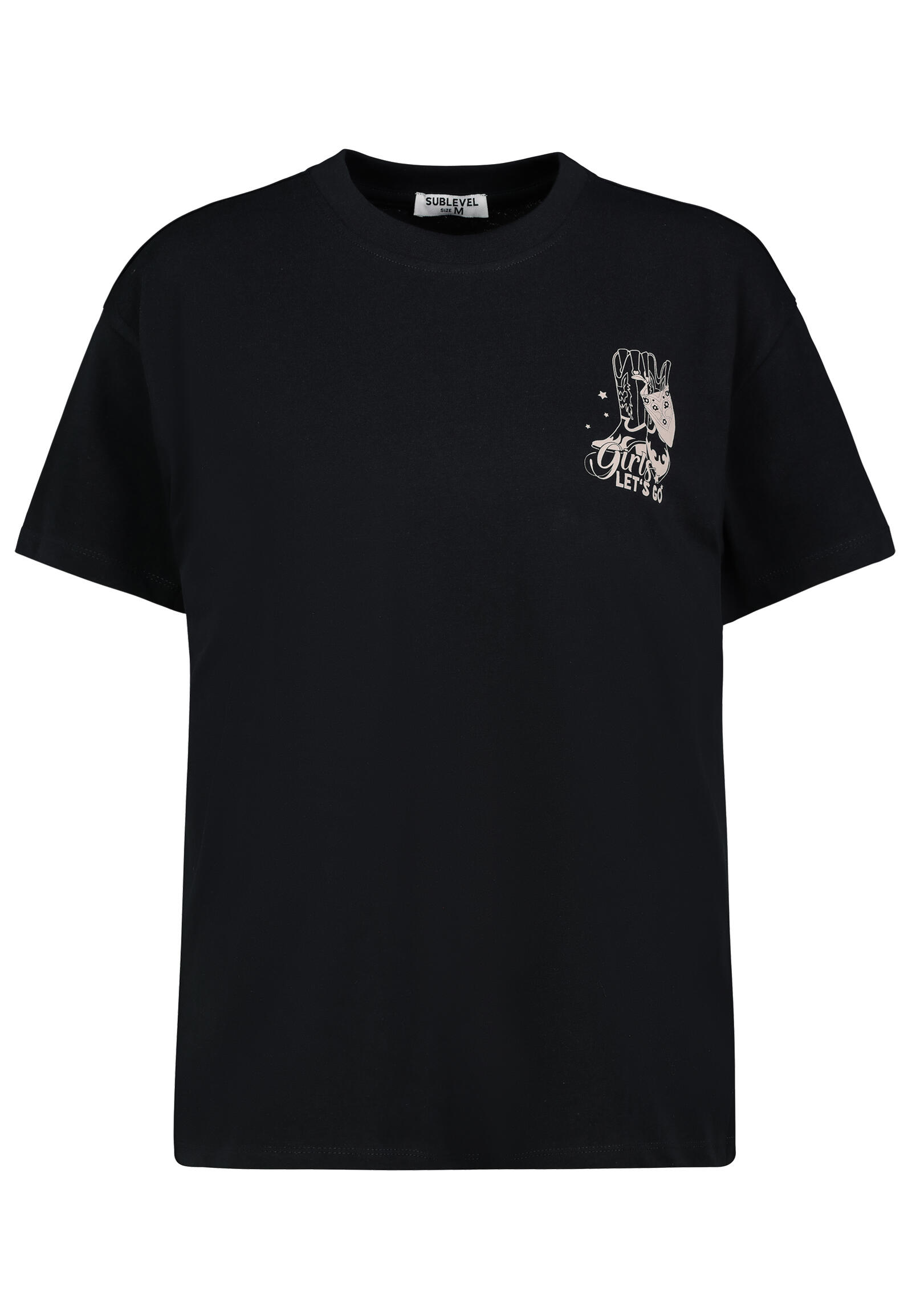 Authentic Style - RE9CIFQtU2hpcnQgUHJpbnQg carbon black - Gr. - L von Authentic Style