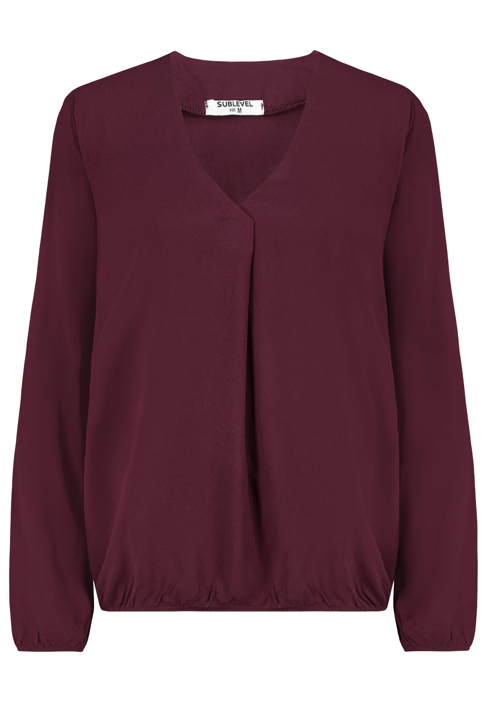 Authentic Style - RE9CIGxhbmdhcm0gQmx1c2UgQmFzaWMvVU5J lambrusco red - Gr. - XS von Authentic Style