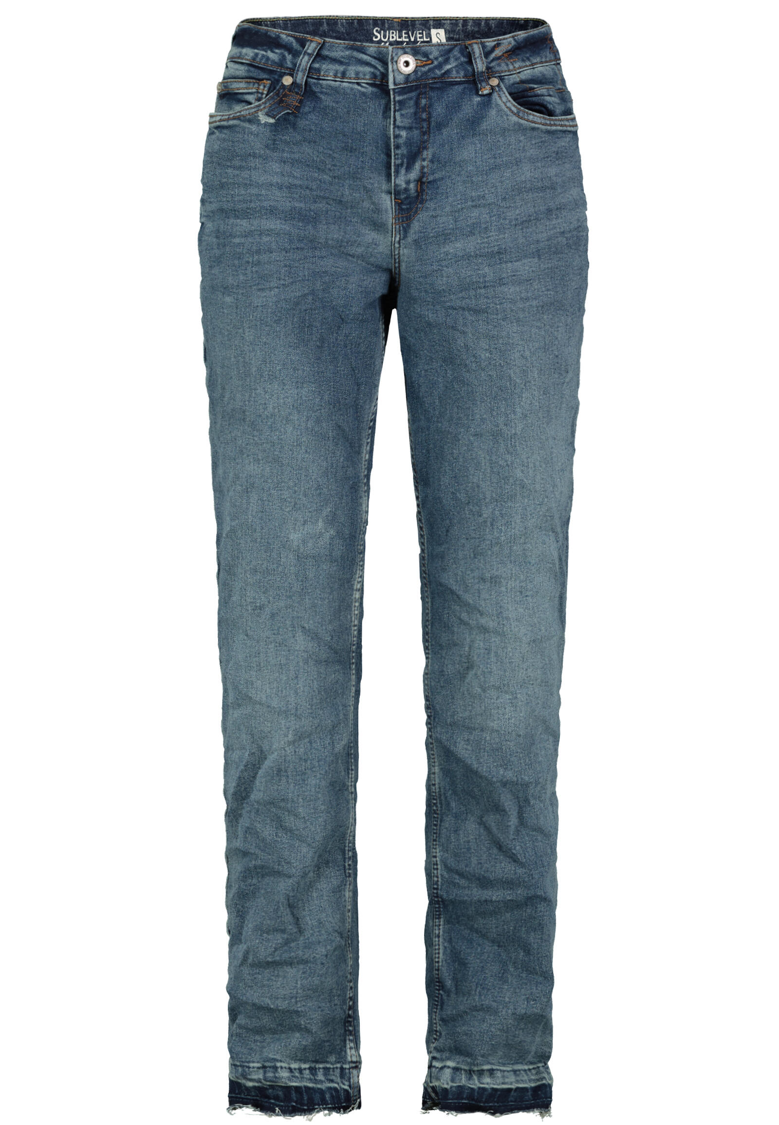 Authentic Style - RE9CIGxhbmdlIEplYW5z middle blue denim m247 - Gr. - XL von Authentic Style