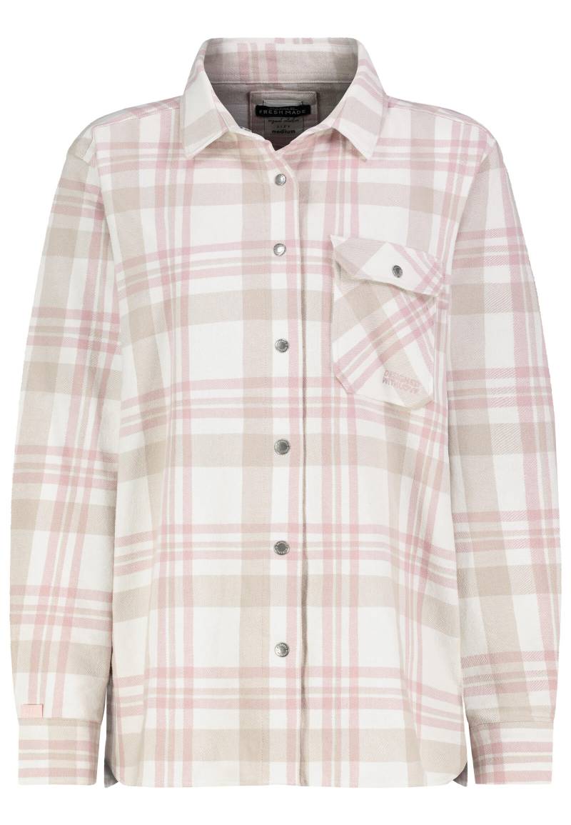 Authentic Style - RE9CIGxlaWNodGUgSmFja2U= check: offwhite-light sand-light greyish - Gr. - S von Authentic Style