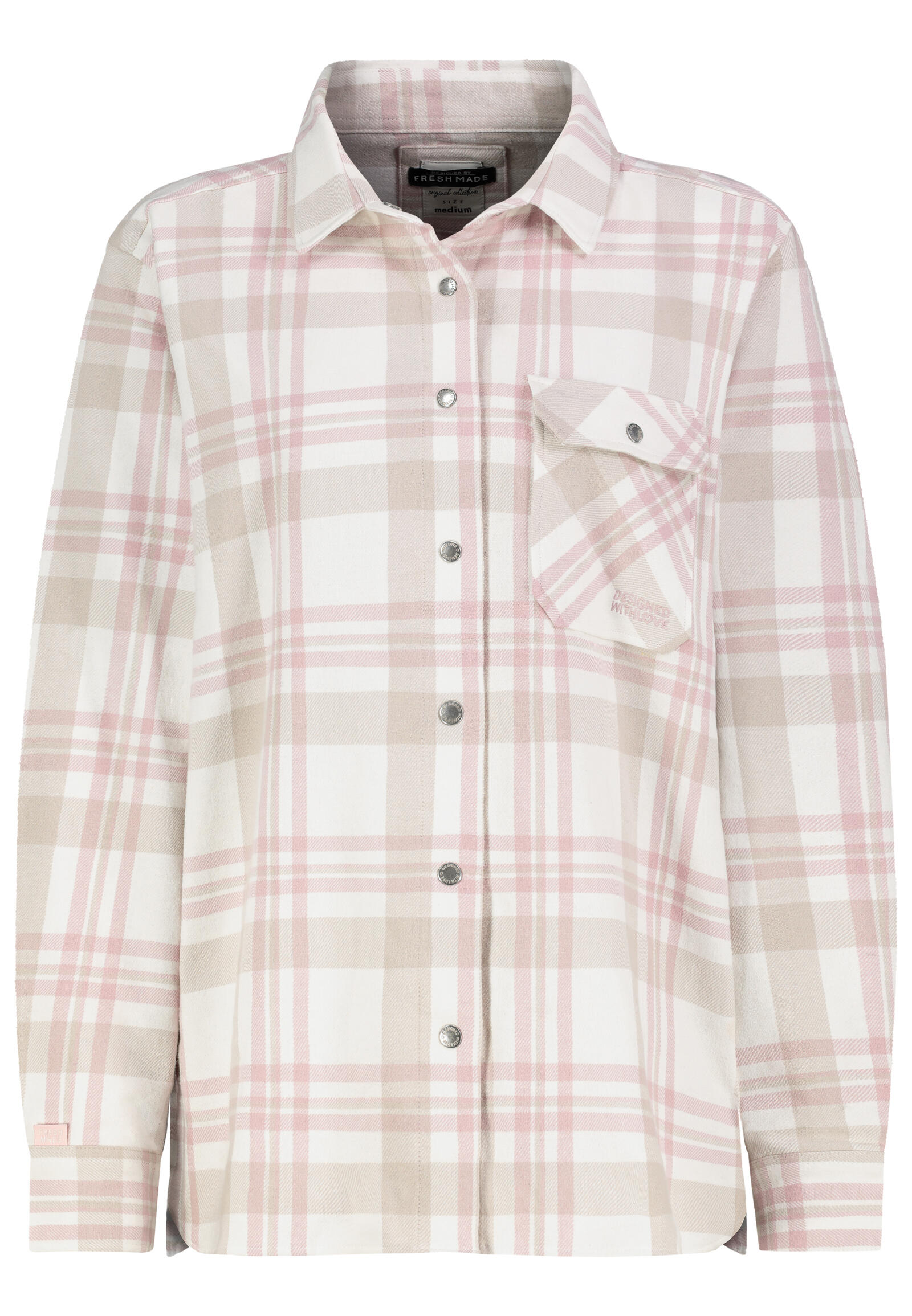 Authentic Style - RE9CIGxlaWNodGUgSmFja2U= check: offwhite-light sand-light greyish - Gr. - XL von Authentic Style