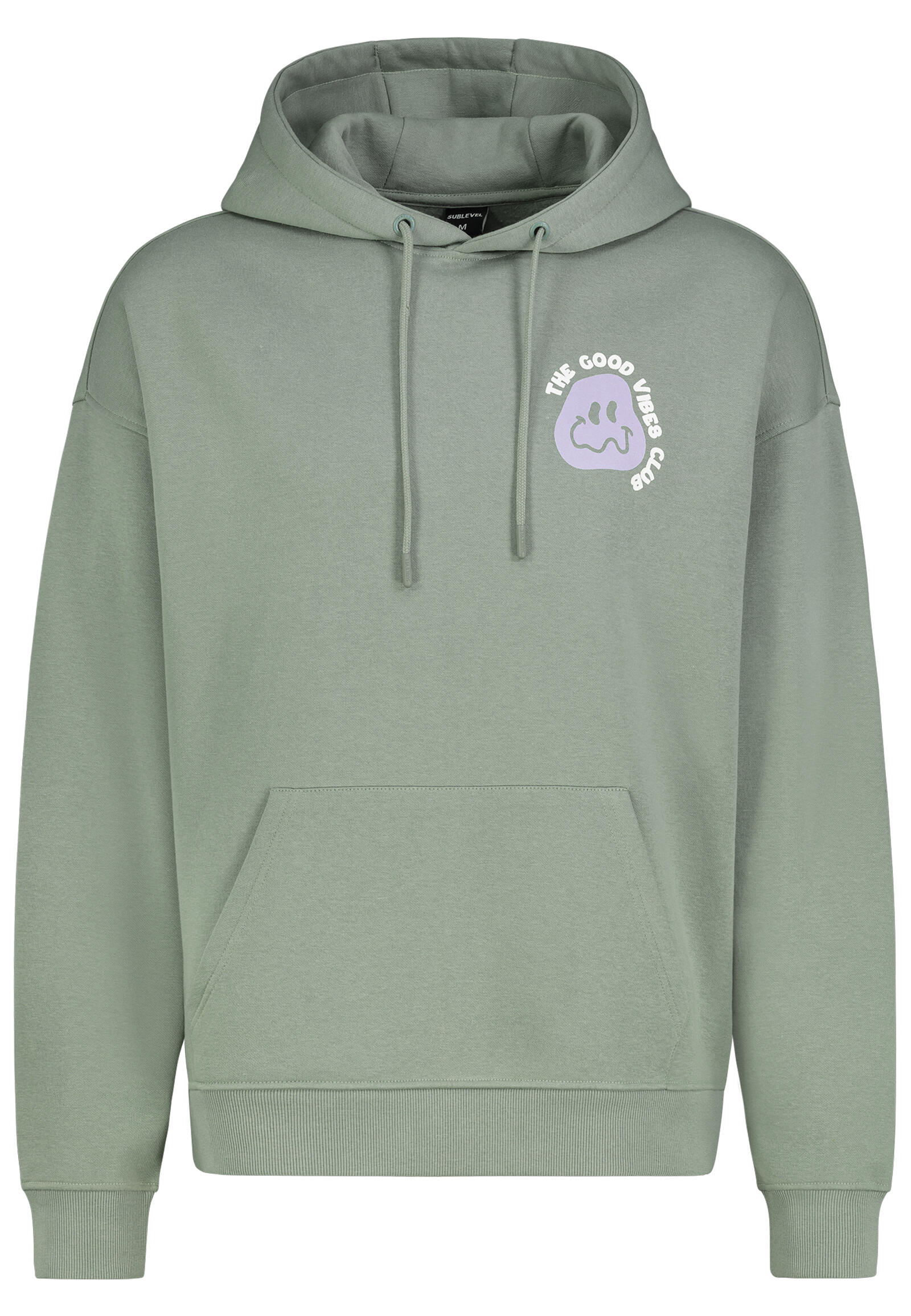 Authentic Style - SEFLQSBTd2VhdHNoaXJ0IEhvb2R5 mineral green - Gr. - S von Authentic Style