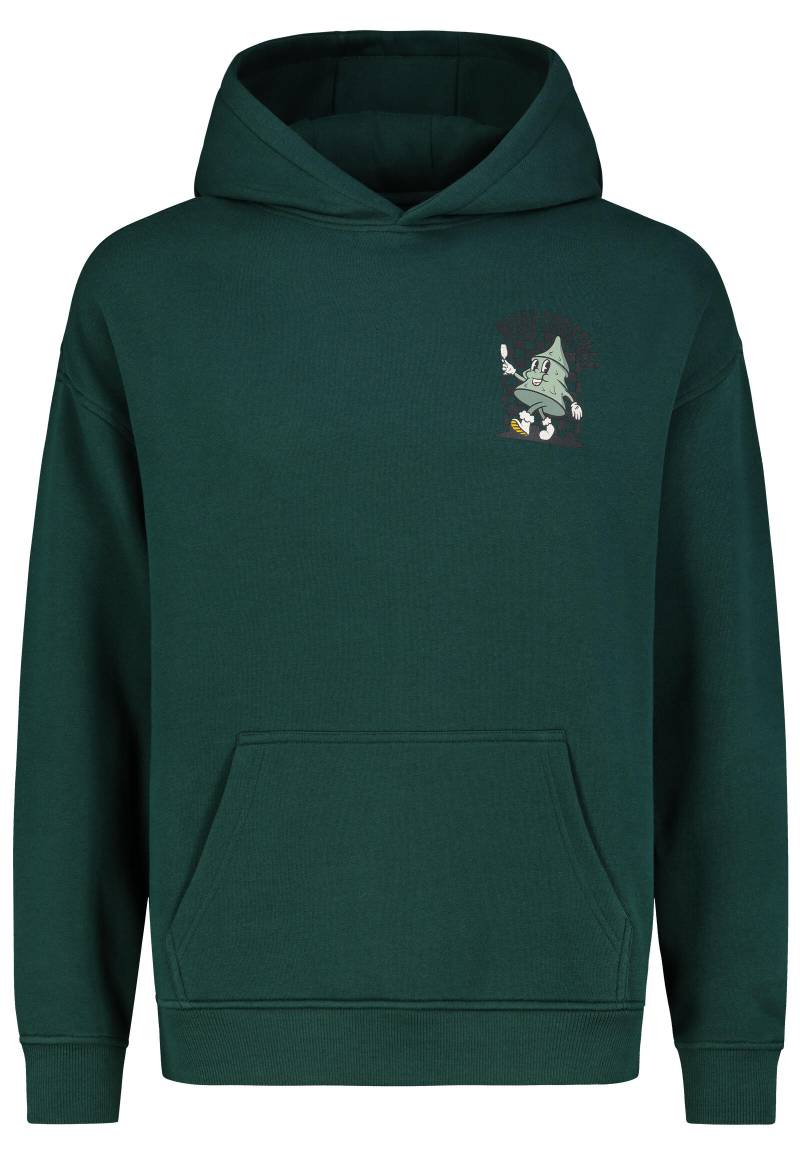 Authentic Style - SEFLQSBTd2VhdHNoaXJ0IEhvb2R5 rain forest green - Gr. - XL von Authentic Style