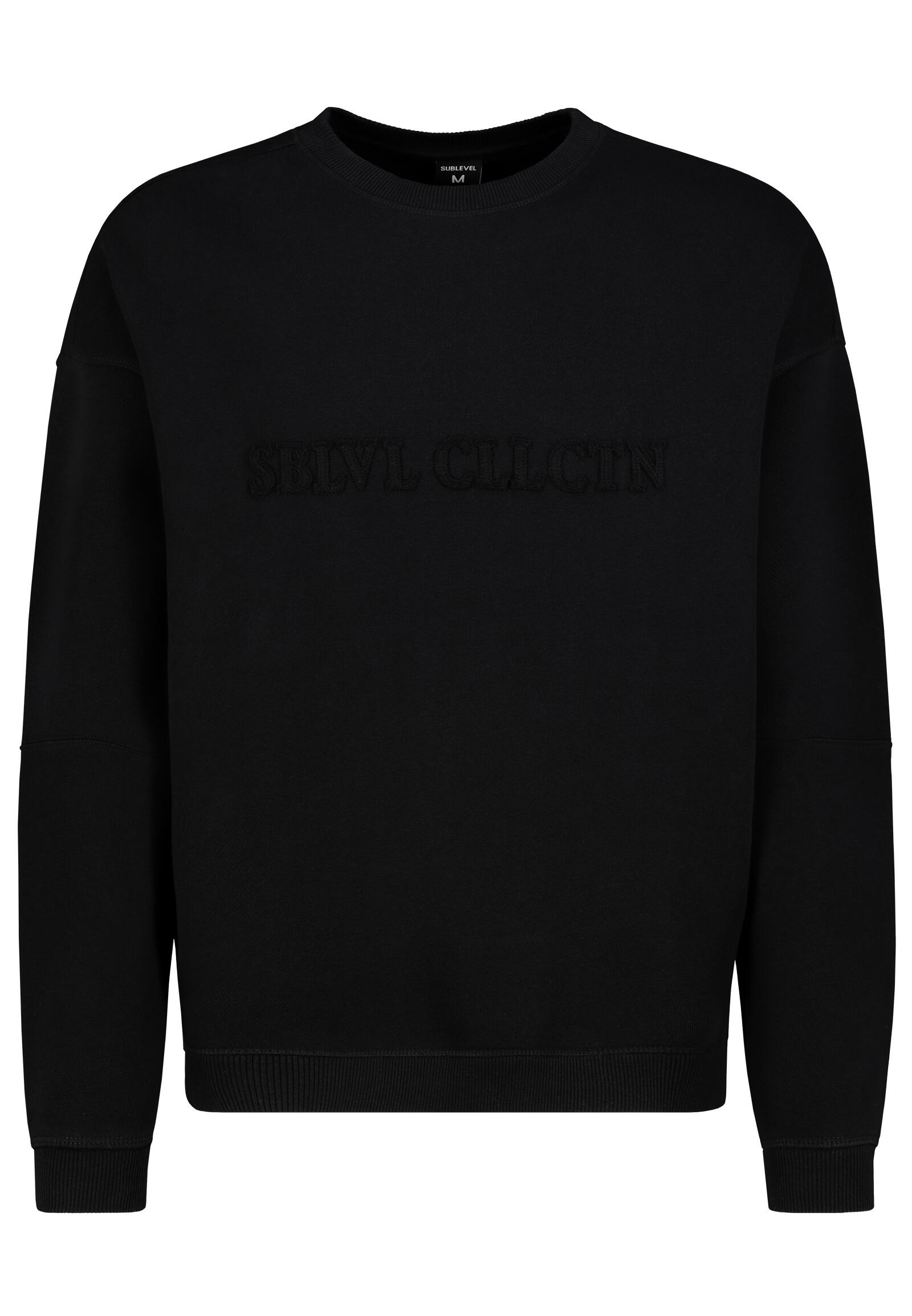 Authentic Style - SEFLQSBTd2VhdHNoaXJ0IFJ1bmRoYWxz carbon black - Gr. - L von Authentic Style