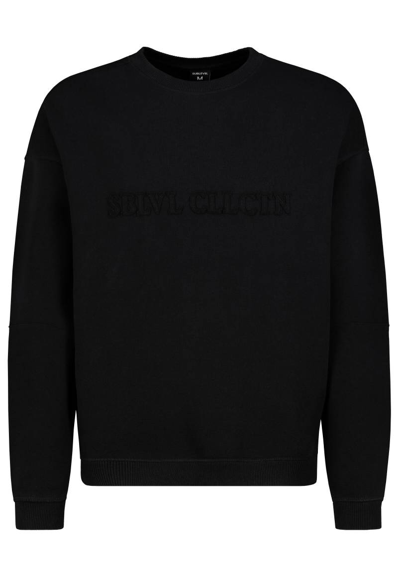 Authentic Style - SEFLQSBTd2VhdHNoaXJ0IFJ1bmRoYWxz carbon black - Gr. - M von Authentic Style