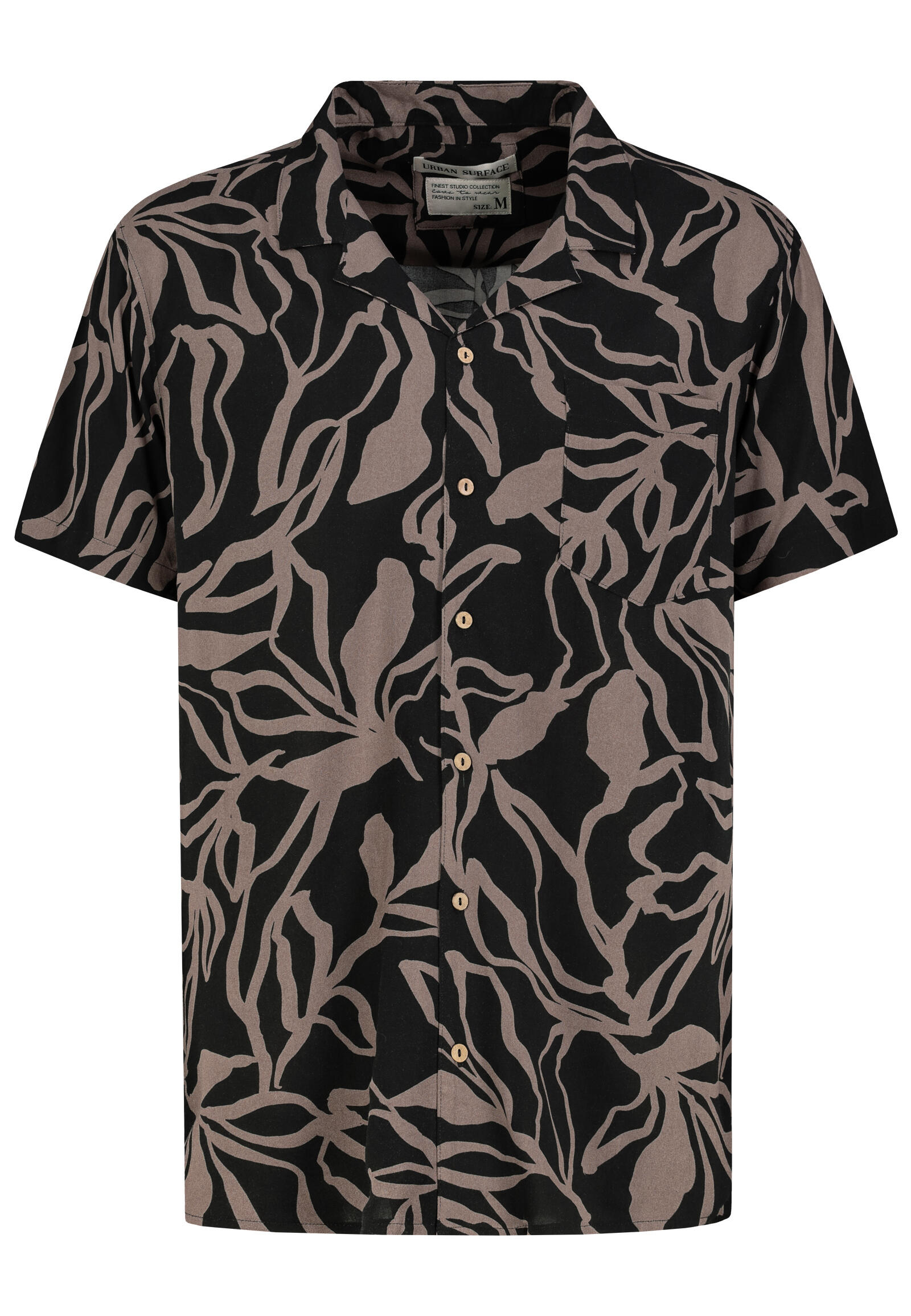 Authentic Style - SEFLQSBrdXJ6YXJtIEhlbWQ= leaves: black-lentil brown - Gr. - L von Authentic Style