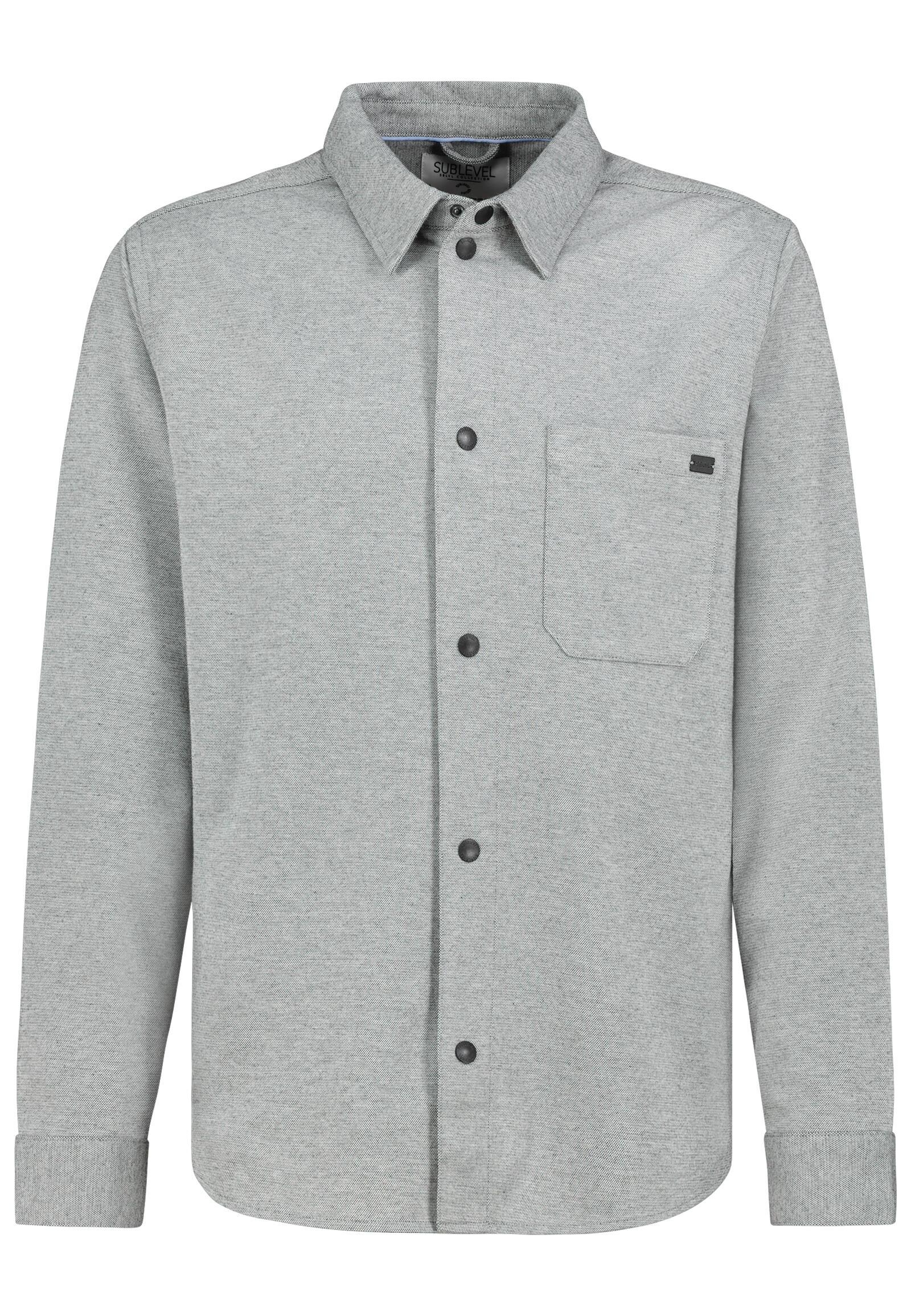 Authentic Style - SEFLQSBsYW5nYXJtIEhlbWQ= light grey melange - Gr. - M von Authentic Style