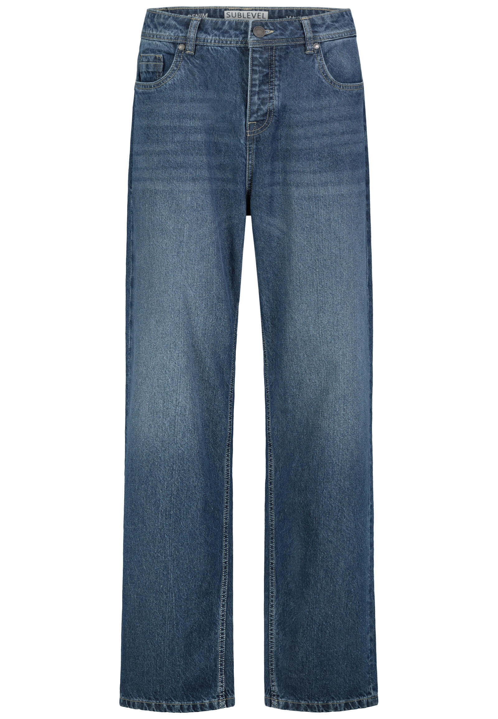 Authentic Style - SEFLQSBsYW5nZSBKZWFucw== middle blue denim m288 - Gr. - 32 von Authentic Style