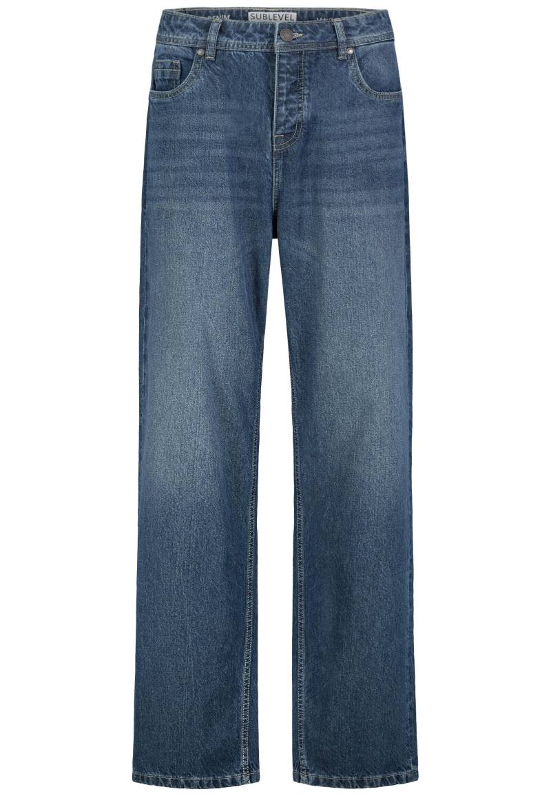 Authentic Style - SEFLQSBsYW5nZSBKZWFucw== middle blue denim m288 - Gr. - 32 von Authentic Style