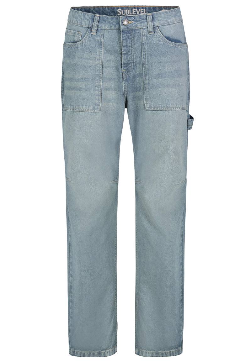 Authentic Style - SEFLQSBsYW5nZSBKZWFucw== middle blue denim m313 - Gr. - 30/32 von Authentic Style