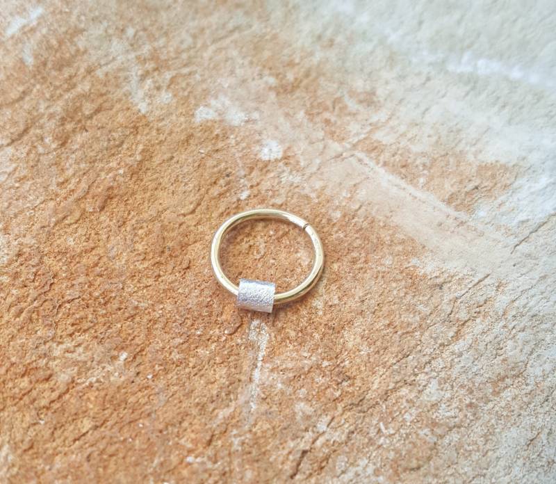 Septum Nose Ring, Piercing Nose, Gold Nose Ring, Transform Your Appearance With A Stunning Handmade von AuthierSusanne