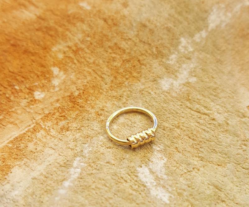 Septum Nose Ring, Septum Piercing, "Upgrade Your Nose Jewelry Collection With This Elegant Gold Ring von AuthierSusanne