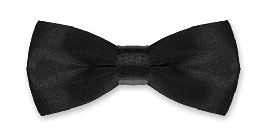 Autiga® Fliege Kinder Kinderfliege Hochzeit Konfirmation Schleife Schlips verstellbar Anzug Smoking schwarz von Autiga