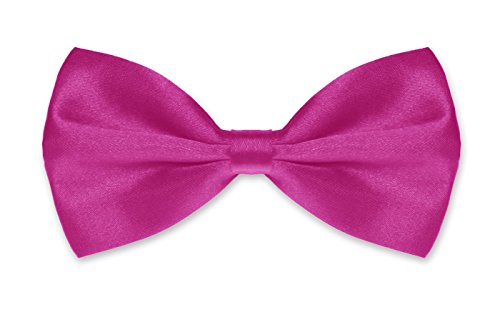 Autiga ® Fliege Herren Hochzeit Konfirmation Anzug Smoking Schleife Schlips verstellbar pink von Autiga