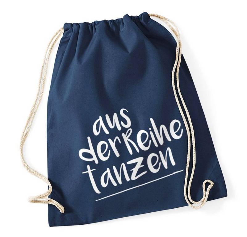 Autiga Turnbeutel Turnbeutel Party Feiern Sprüche - aus der Reihe tanzen - Techno von Autiga