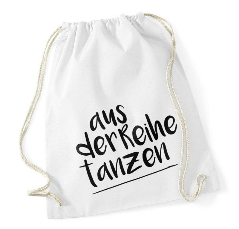 Autiga Turnbeutel Turnbeutel Party Feiern Sprüche - aus der Reihe tanzen - Techno von Autiga
