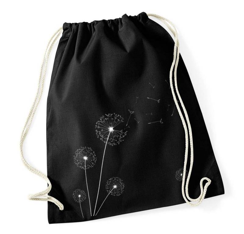 Autiga Turnbeutel Turnbeutel Pusteblume Blume Hipster Beutel Tasche Jutebeutel von Autiga