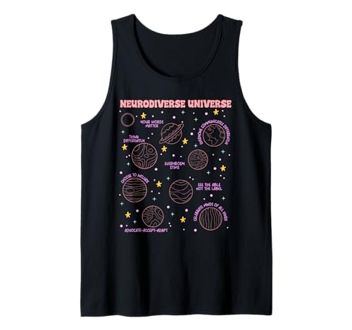 Autism Awareness Women Neurodiverse Universe Sped Teacher Tank Top von Autism Awareness Shirt T-Shirt