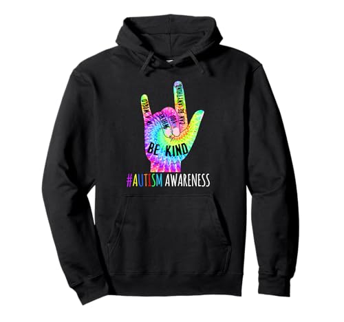 Be Kind ASL Love Sign Language Hand Autism Awareness T-Shirt Pullover Hoodie von Autism Awareness Shirt T-Shirt