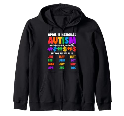 National Autism Awareness Month Autistic Kids Awareness Kapuzenjacke von Autism Awareness Shirt T-Shirt