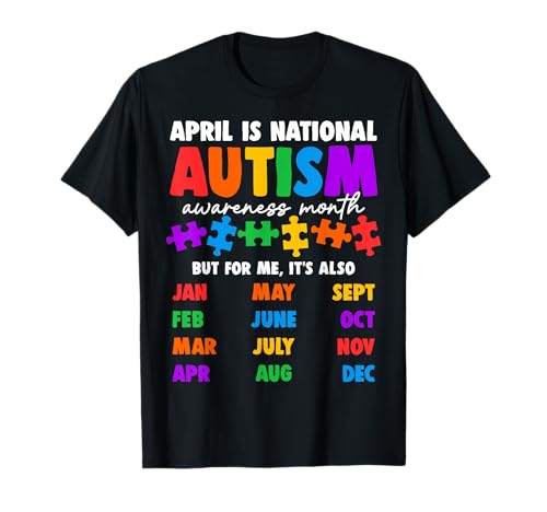 National Autism Awareness Month Autistic Kids Awareness T-Shirt von Autism Awareness Shirt T-Shirt