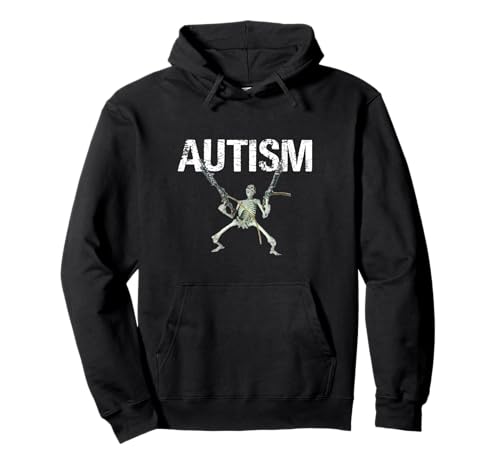 Autismus Skelett Meme Lustig Männer Frauen Kinder Pullover Hoodie Autismus Skelett Meme Lustig Männer Frauen Kinder Pullover Hoodie von Autism Skeleton Meme Funny Men Women Tees