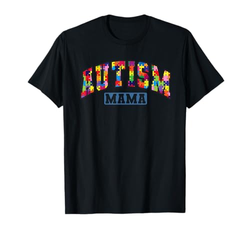 Autismus Mom Autistic Mama unterstützt das Bewusstsein T-Shirt von Autismus Mom Awareness Mama
