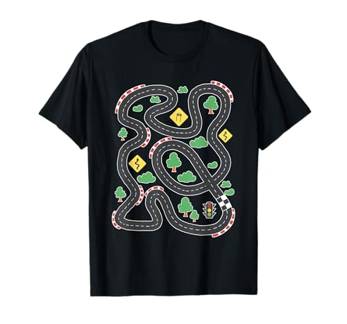 Auto Spielmatte Spielteppich Autostraße T-Shirt Auto Spielmatte Spielteppich Autostraße T-Shirt von Auto Spielmatte Spielteppich Autostraße