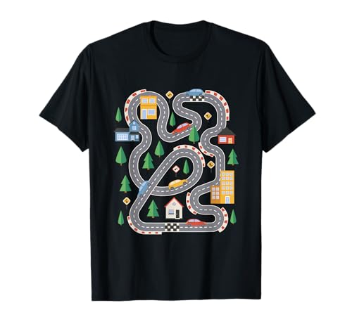 Auto Spielmatte Spielteppich Autostraße T-Shirt Auto Spielmatte Spielteppich Autostraße T-Shirt von Auto Spielmatte Spielteppich Autostraße