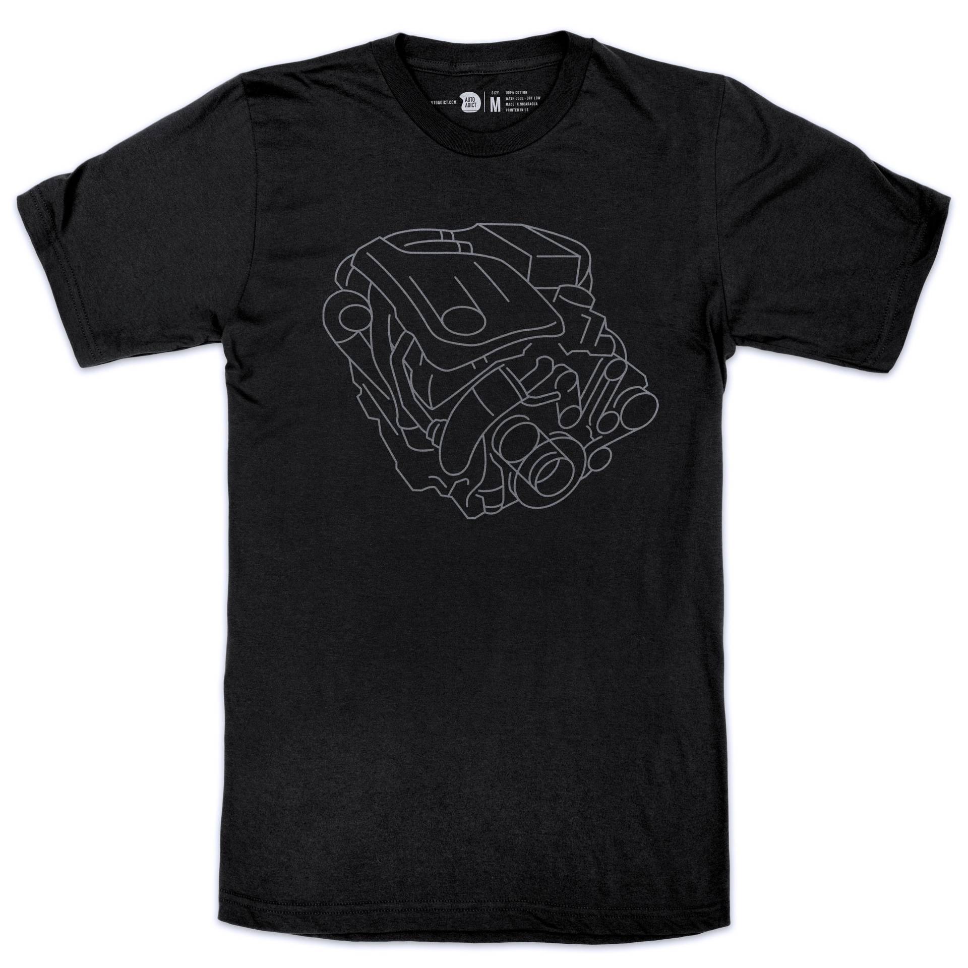 Bmw M3/M4 Motor T-Shirt F80/M3 | F82/M4 - S55 Bmw M3/M4 Motor T-Shirt F80/M3 | F82/M4 - S55 von AutoAdict