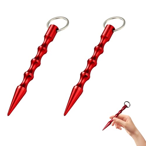 2 Stück Kubotan Selbstverteidigung,Legale Waffen zur Selbstverteidigung Waffen Legal,Self Defense Keychain,Kubotan Schlüsselanhänger Selbstverteidigung,Defence Verteidigungs Waffen für Frauen von AutoPrevails
