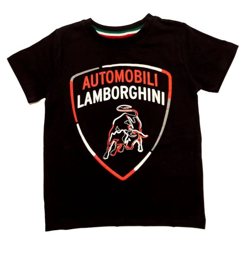 Automobili Lamborghini Kids Print-Shirt Automobili Lamborghini KIDSwear T-Shirt Maxi Logo schwarz von Automobili Lamborghini Kids