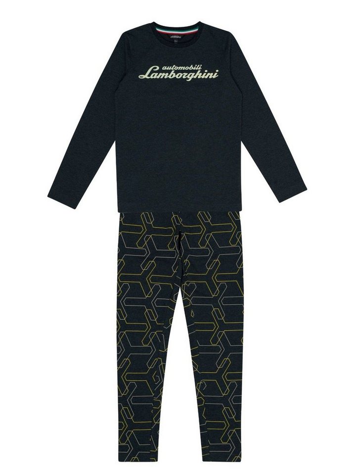 Automobili Lamborghini Kids Pyjama Automobili Lamborghini Kidswear Pyjama Logo und allover Y Print von Automobili Lamborghini Kids