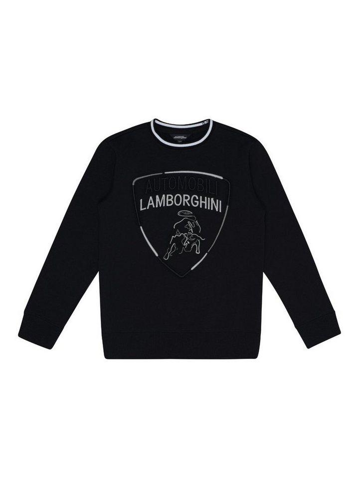 Automobili Lamborghini Kids Sweatshirt Automobili Lamborghini Kidswear Sweatshirt Maxi Logo schwarz von Automobili Lamborghini Kids