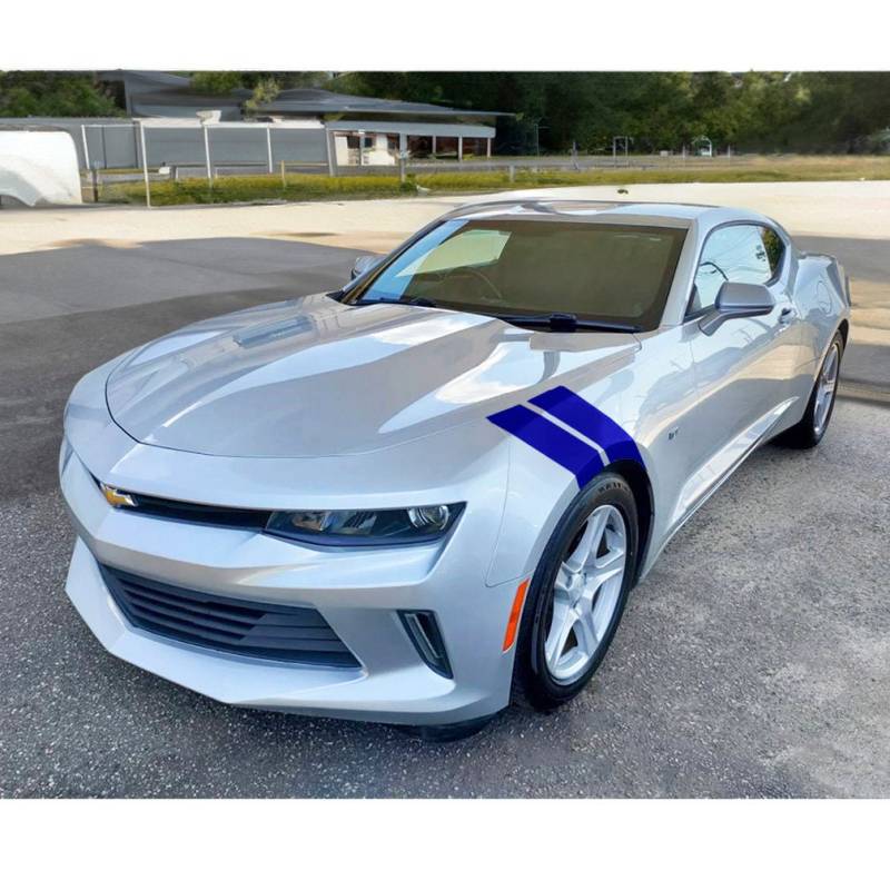 Chevy Camaro 4 "Dual Fender Stripe Hash Mark Streifen Aufkleber Grafikkit - Mehrere Farben Erhältlich von AutomotiveAuthority