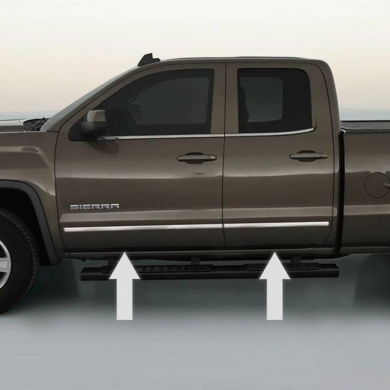 Chrom Seitentürverkleidung Rocker Panel Molding Kit Für 2014-2017 Gmc Sierra von AutomotiveAuthority