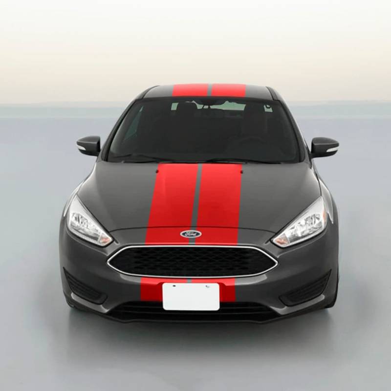 Ford Focus 8 "Vinyl Sammelstreifen Racing Stripe Kit - Mehrere Farben Erhältlich von AutomotiveAuthority
