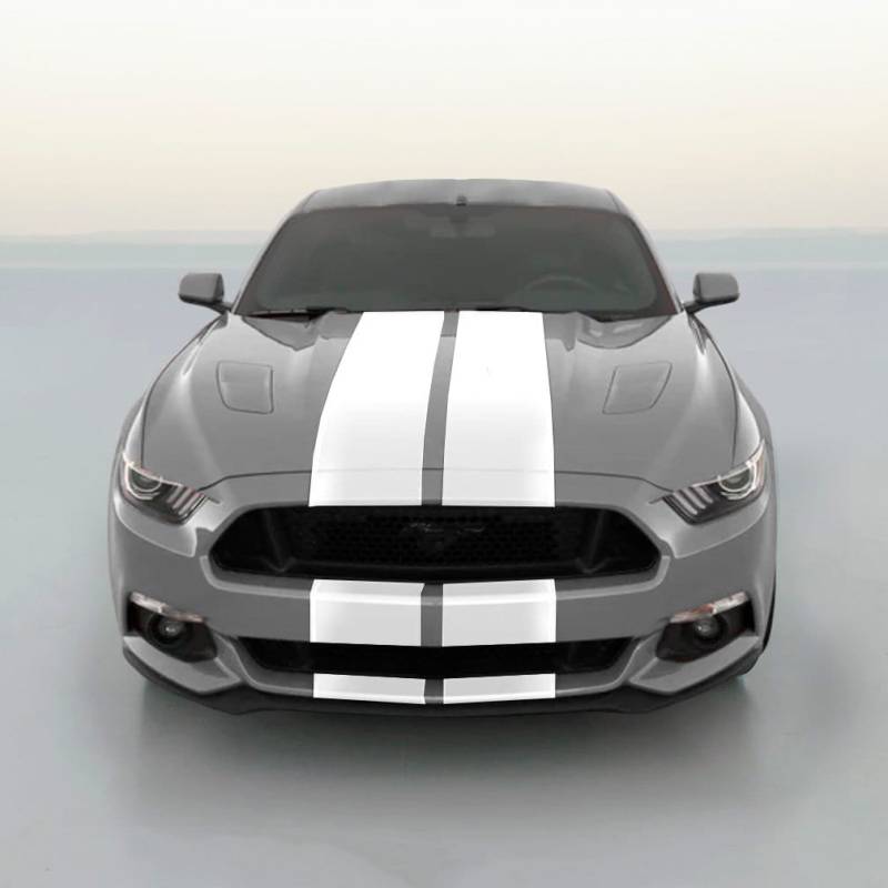Ford Mustang 10 "Vinyl Kundgebung Stripes Racing Stripe Kit - Mehrere Farben Erhältlich von AutomotiveAuthority